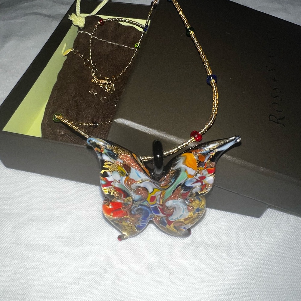 Ross Simons butterfly necklace